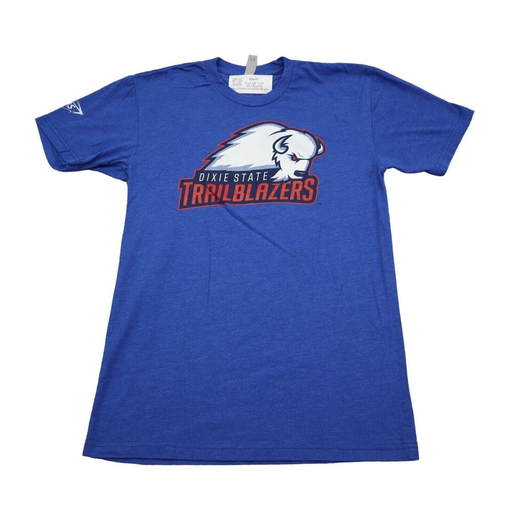 Dixie State Trail Blazers Next Level Shirt Women S Blue Short Sleeve Crew Neck T